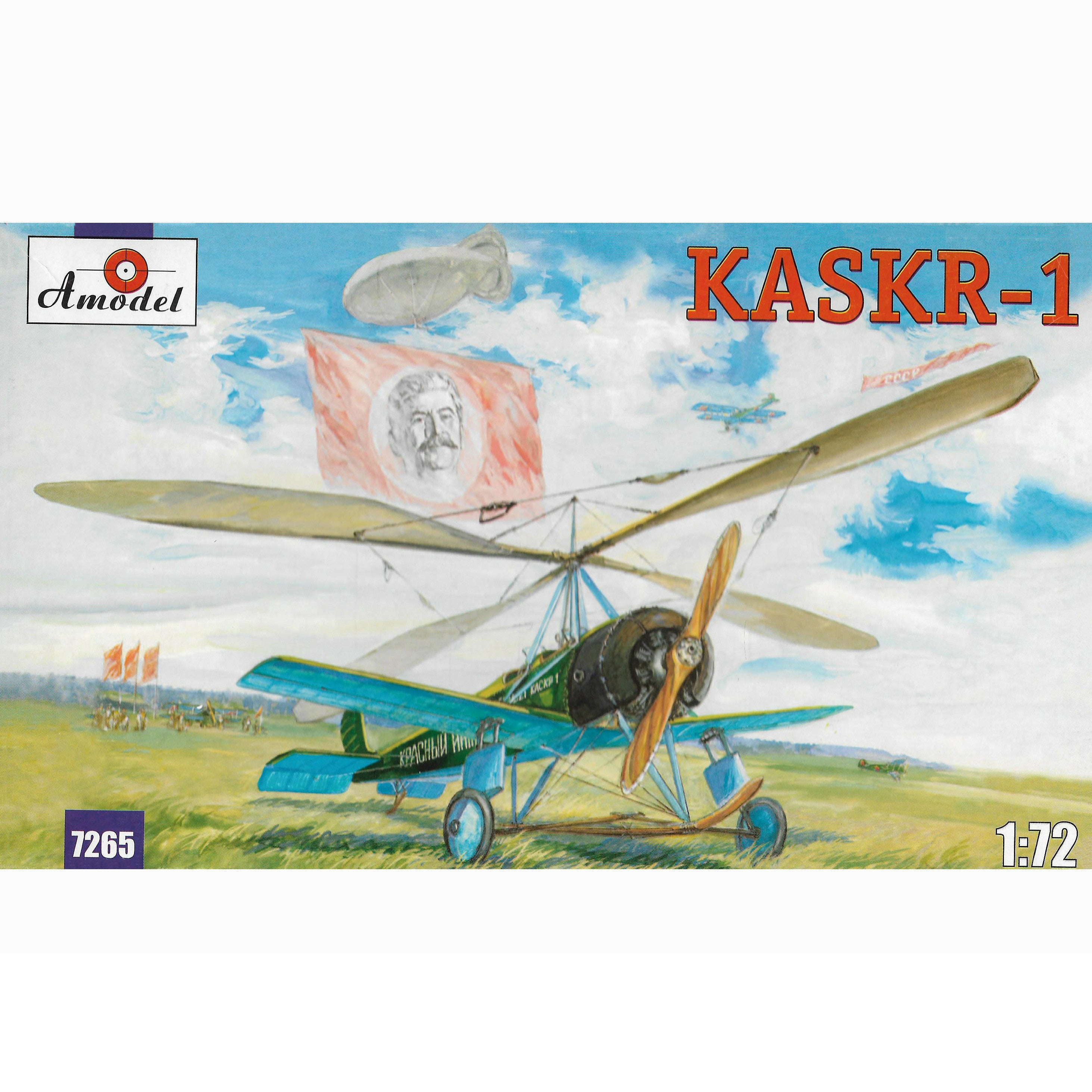 KASKR-1 Soviet autogiro Scale 1:72 Amodel AMO7265 Plastic Airplane Model Kit