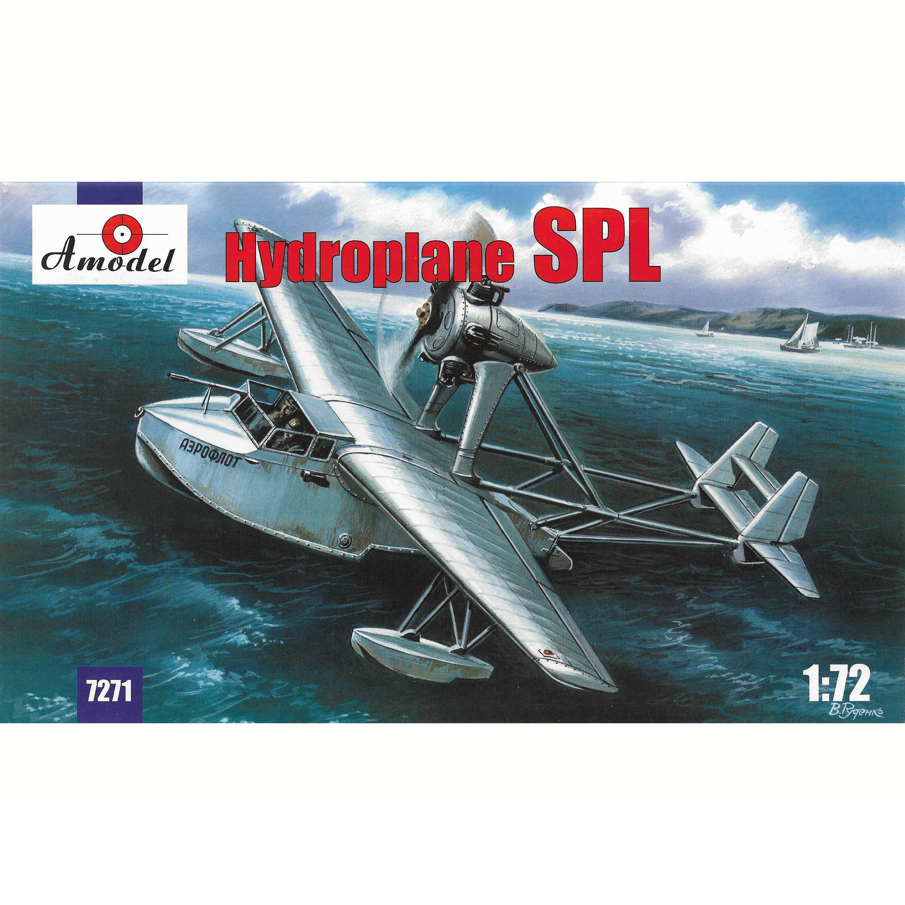 Seaplane Kit SPL Soviet Racing Seaplane Aircraft Model Kit 1:72 | Amodel AMO7271 ...