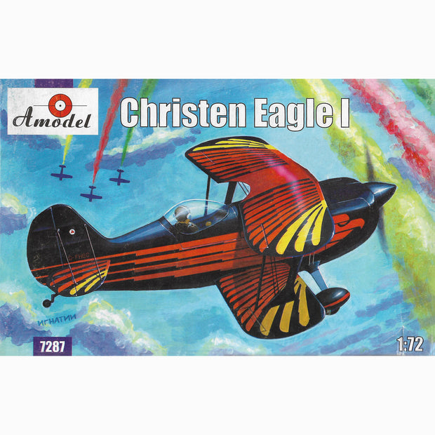 Christen Eagle I Scale 1:72 Amodel AMO7287 Plastic Airplane Model Kit