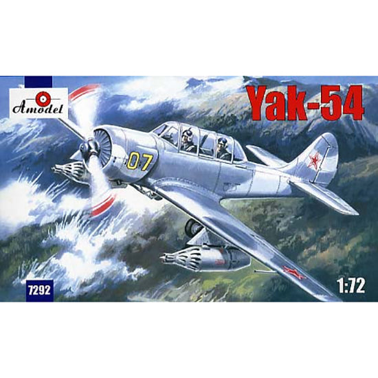 Yak-54 Scale 1:72 Amodel AMO7292 Plastic Airplane Model Kit