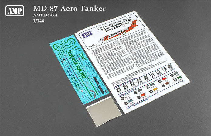McDonnell-Douglas MD-87 Erickson Aero Tanker Scale 1:144 AMP 144001 Plastic Model Aircraft Kit
