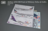 Airbus A310-300 Delta Air Lines & FedEx Scale 1:144 AMP 144009 Plastic Model Aircraft Kit