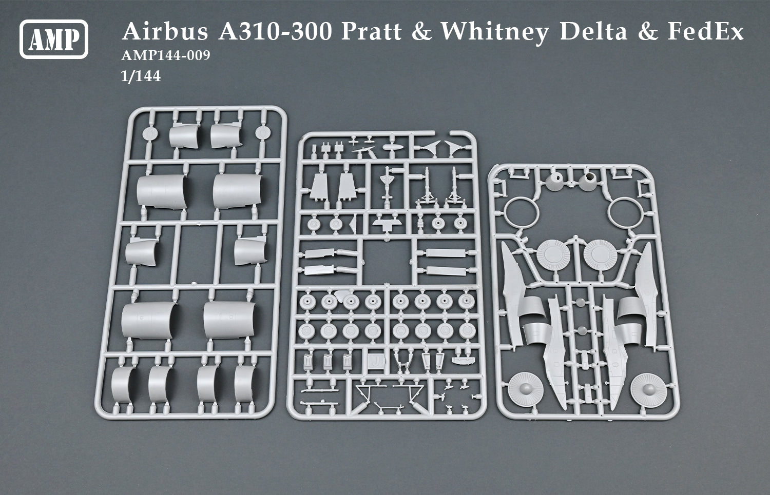 Airbus A310-300 Delta Air Lines & FedEx Scale 1:144 AMP 144009 Plastic Model Aircraft Kit