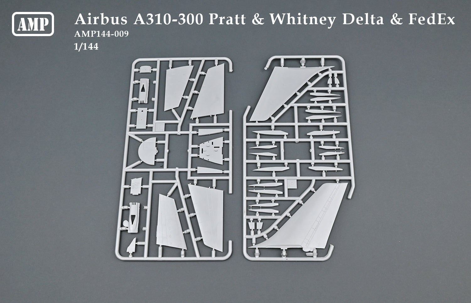 Airbus A310-300 Delta Air Lines & FedEx Scale 1:144 AMP 144009 Plastic Model Aircraft Kit