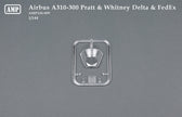 Airbus A310-300 Delta Air Lines & FedEx Scale 1:144 AMP 144009 Plastic Model Aircraft Kit
