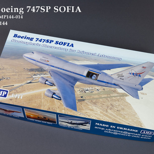 Boeing B-747SP Stratospheric Observatory For Infrared Astronomy (SOFIA) Scale 1:144 AMP 144014 Plastic Model Aircraft Kit