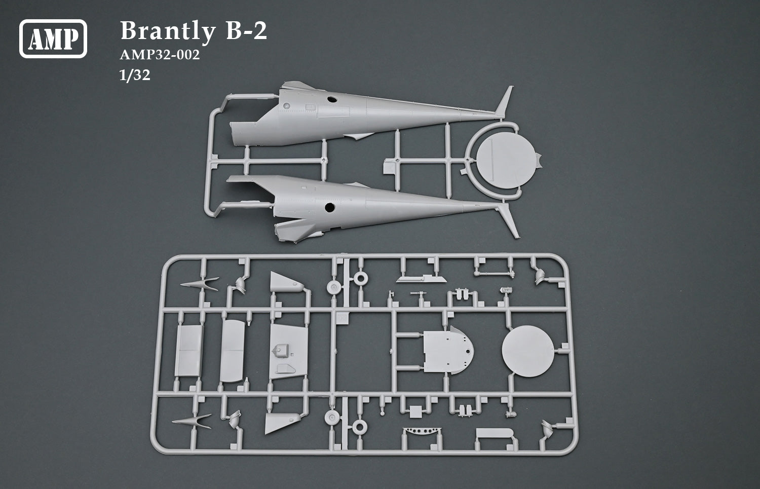 Brantly B-2 Scale 1:32 AMP 32002 Plastic Model Helicopter Kit