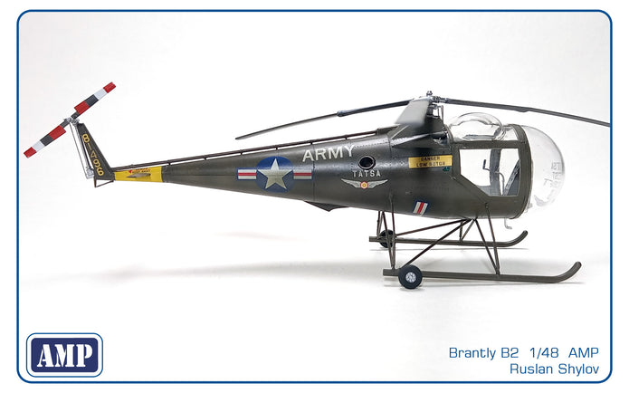 Brantly B-2 Scale 1:32 AMP 32002 Plastic Model Helicopter Kit