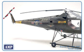 Brantly B-2 Scale 1:32 AMP 32002 Plastic Model Helicopter Kit