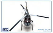 Brantly B-2 Scale 1:32 AMP 32002 Plastic Model Helicopter Kit
