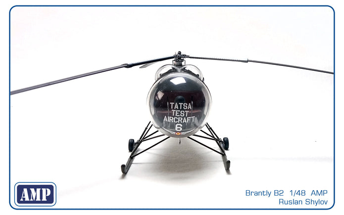 Brantly B-2 Scale 1:32 AMP 32002 Plastic Model Helicopter Kit