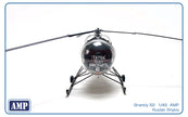 Brantly B-2 Scale 1:32 AMP 32002 Plastic Model Helicopter Kit