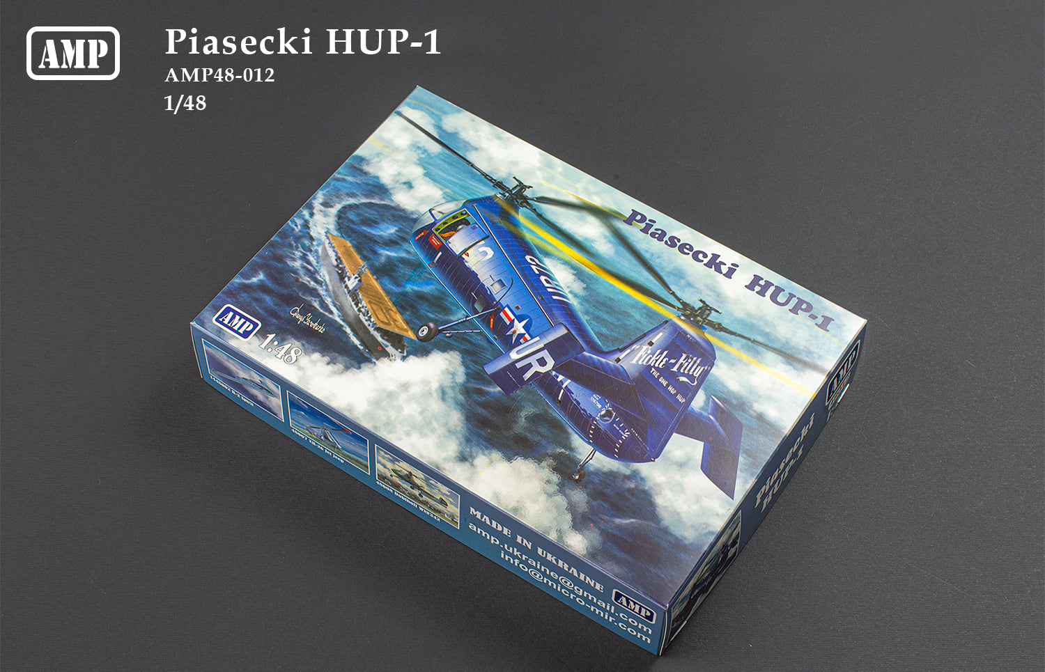Piasecki HUP-1 Scale 1:48 AMP 48012 Plastic Model Helicopter Kit
