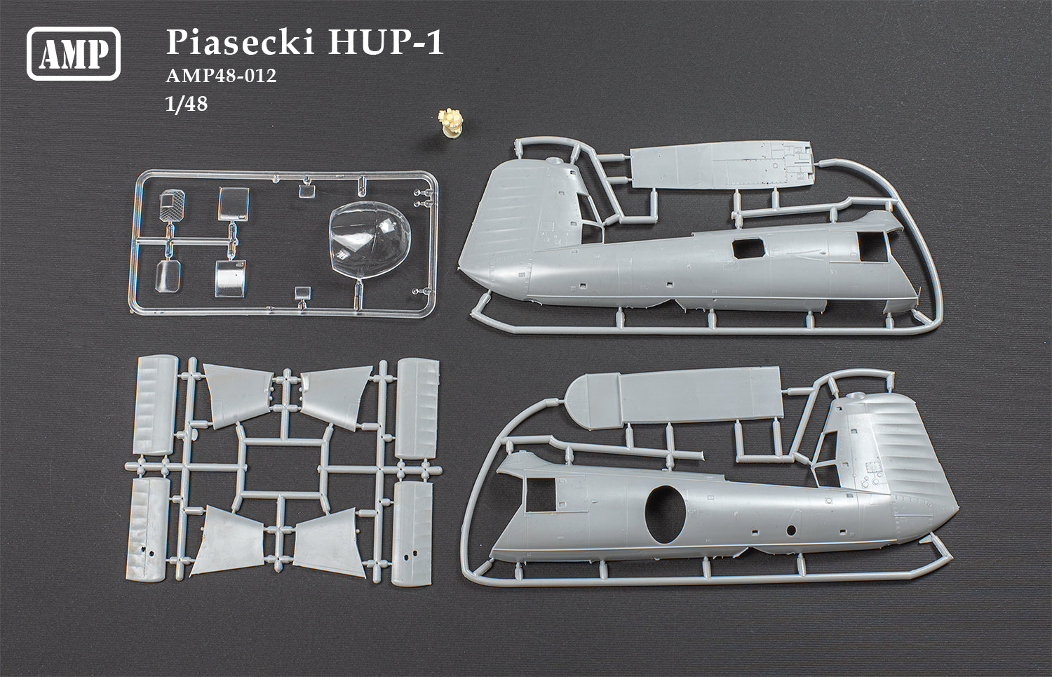 Piasecki HUP-1 Scale 1:48 AMP 48012 Plastic Model Helicopter Kit