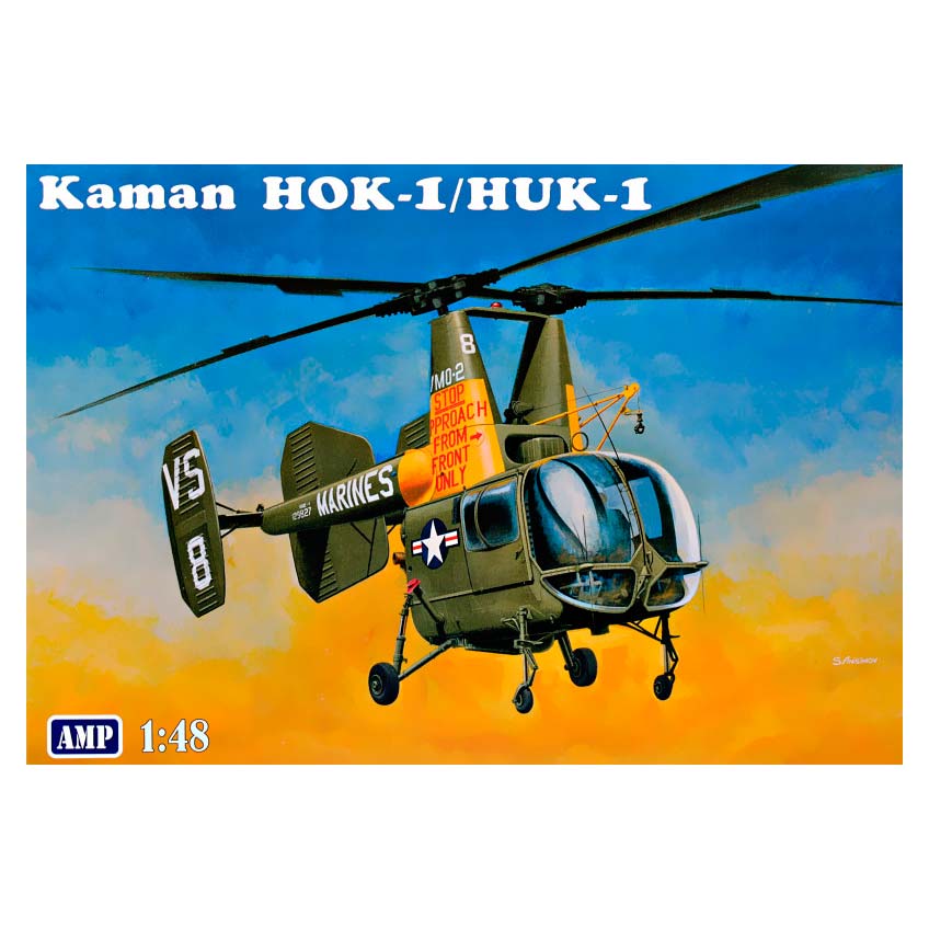 Kaman HOK-1/HUK-1 Scale 1:48 AMP 48013 Plastic Model Helicopter Kit