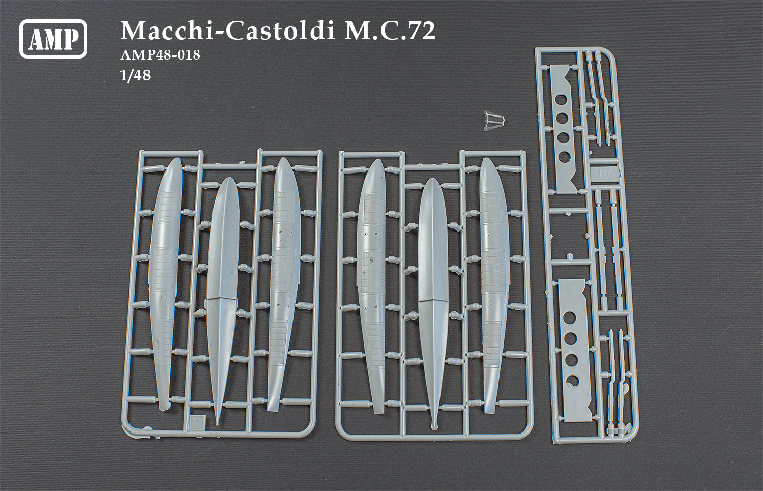 Macchi-Castordi M.C.72 Scale 1:48 AMP 48018 Plastic Model Helicopter Kit