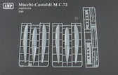 Macchi-Castordi M.C.72 Scale 1:48 AMP 48018 Plastic Model Helicopter Kit