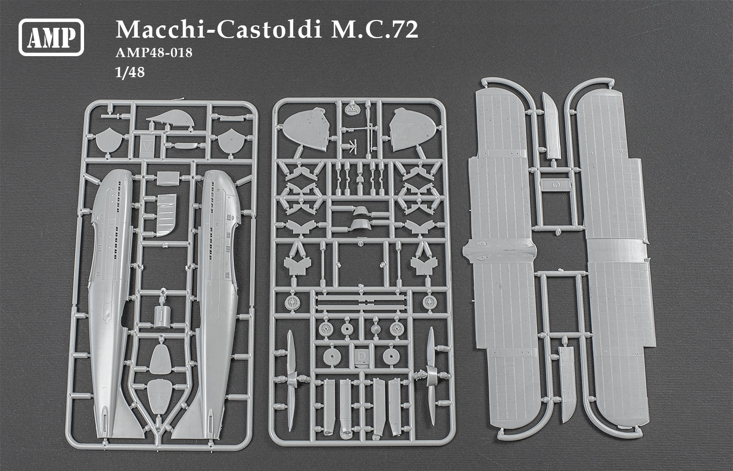 Macchi-Castordi M.C.72 Scale 1:48 AMP 48018 Plastic Model Helicopter Kit