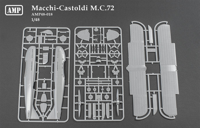 Macchi-Castordi M.C.72 Scale 1:48 AMP 48018 Plastic Model Helicopter Kit