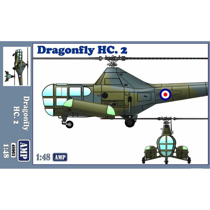 Dragonfly HC.2 Helicopter Rescue Scale 1:48 AMP 48003 Plastic Model Helicopter Kit