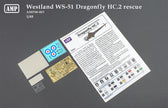 Dragonfly HC.2 Helicopter Rescue Scale 1:48 AMP 48003 Plastic Model Helicopter Kit
