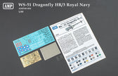 Sikorsky WS-51 Dragonfly Hr.3 Scale 1:48 AMP 48004 Plastic Model Helicopter Kit