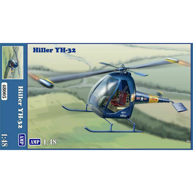 Hiller YH-32 Hornet Scale 1:48 AMP 48005 Plastic Model Helicopter Kit