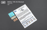 Hiller YH-32 Hornet Scale 1:48 AMP 48005 Plastic Model Helicopter Kit