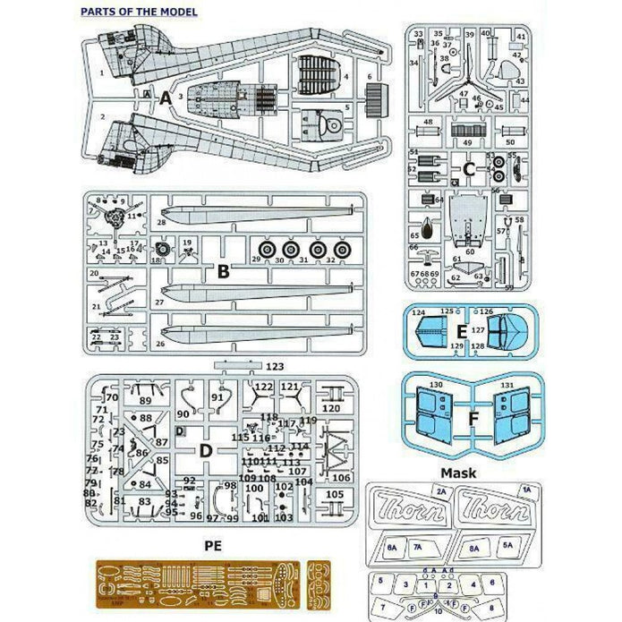 Bristol Sycamore HR50/51 Scale 1:48 AMP 48006 Plastic Model Helicopter Kit