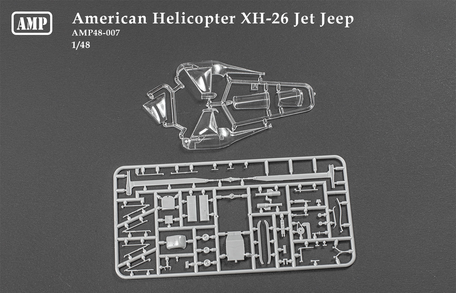 XH-26 Jet Jeep Scale 1:48 AMP 48007 Plastic Model Helicopter Kit