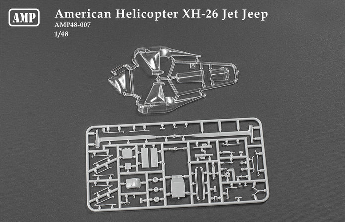 XH-26 Jet Jeep Scale 1:48 AMP 48007 Plastic Model Helicopter Kit