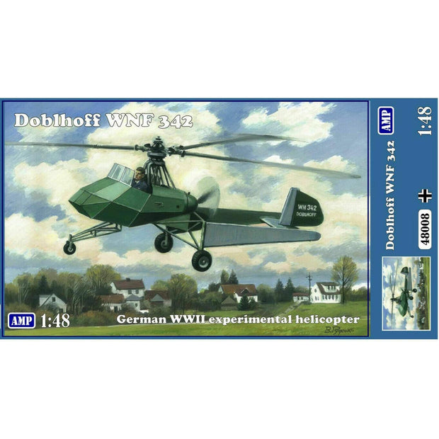 Dodlhoff WNF-342 Scale 1:48 AMP 48008 Plastic Model Helicopter Kit