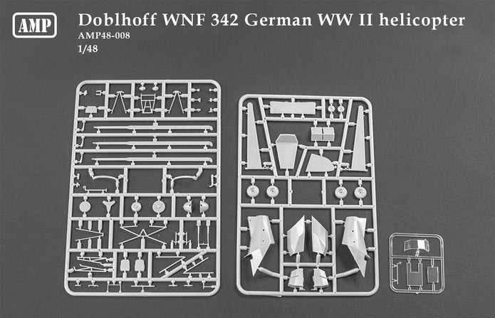 Dodlhoff WNF-342 Scale 1:48 AMP 48008 Plastic Model Helicopter Kit