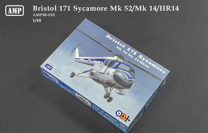Bristol 171 Sycamore Mk.52/Mk.14/HR14 Scale 1:48 AMP 48010 Plastic Model Helicopter Kit