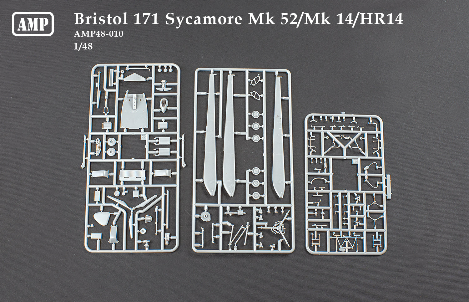Bristol 171 Sycamore Mk.52/Mk.14/HR14 Scale 1:48 AMP 48010 Plastic Model Helicopter Kit