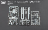 Bristol 171 Sycamore Mk.52/Mk.14/HR14 Scale 1:48 AMP 48010 Plastic Model Helicopter Kit