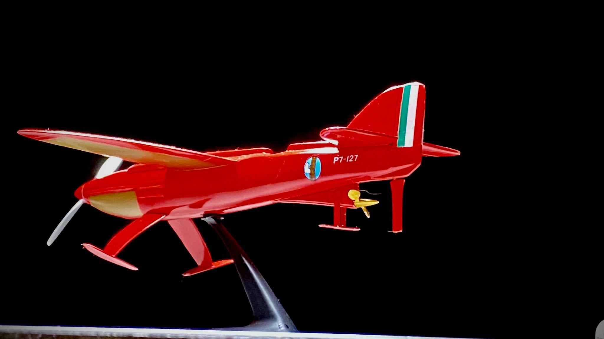 Piaggio Pegna PC.7 Scale 1:48 AMP 48011 Plastic Model Aircraft Kit