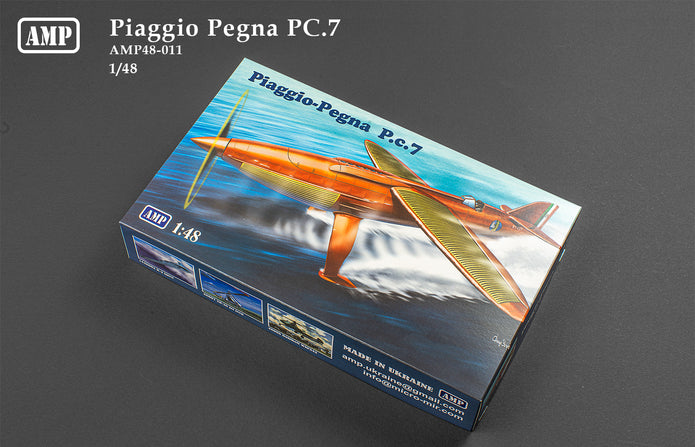 Piaggio Pegna PC.7 Scale 1:48 AMP 48011 Plastic Model Aircraft Kit