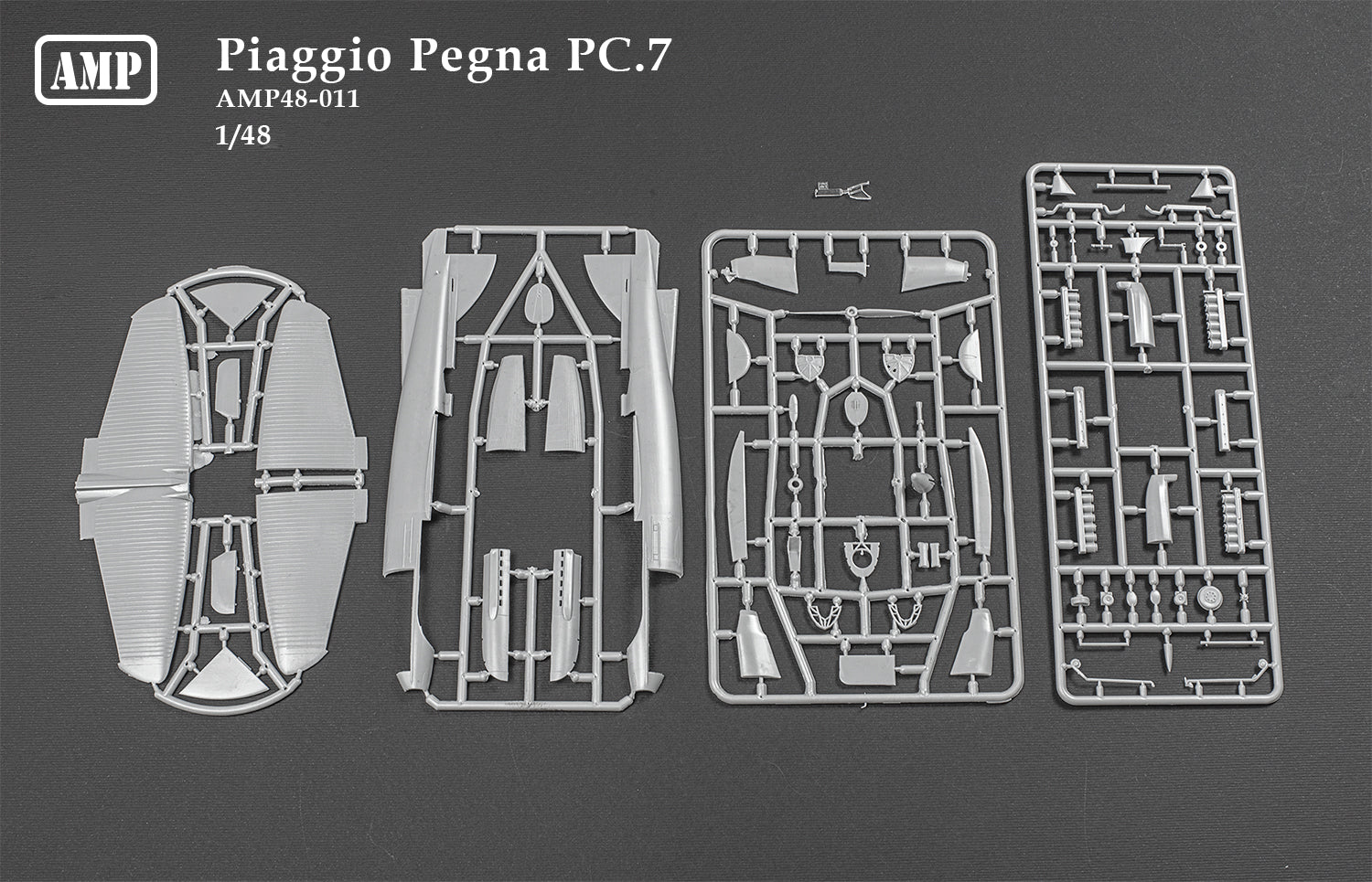 Piaggio Pegna PC.7 Scale 1:48 AMP 48011 Plastic Model Aircraft Kit
