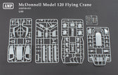 McDonnell 120 Flying Crane (V-1 Jeep) Scale 1:48 AMP 48015 Plastic Model Helicopter Kit