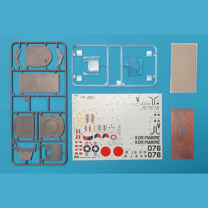 Sikorsky H-19A Chickasaw Scale 1:48 AMP 48022 Plastic Model Helicopter Kit