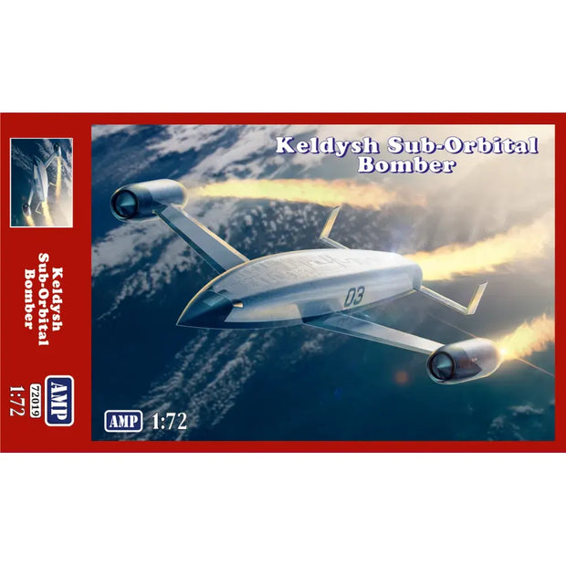 Keldysh Sub-orbital bomber Scale 1:72 AMP 72019 Plastic Model Aircraft Kit