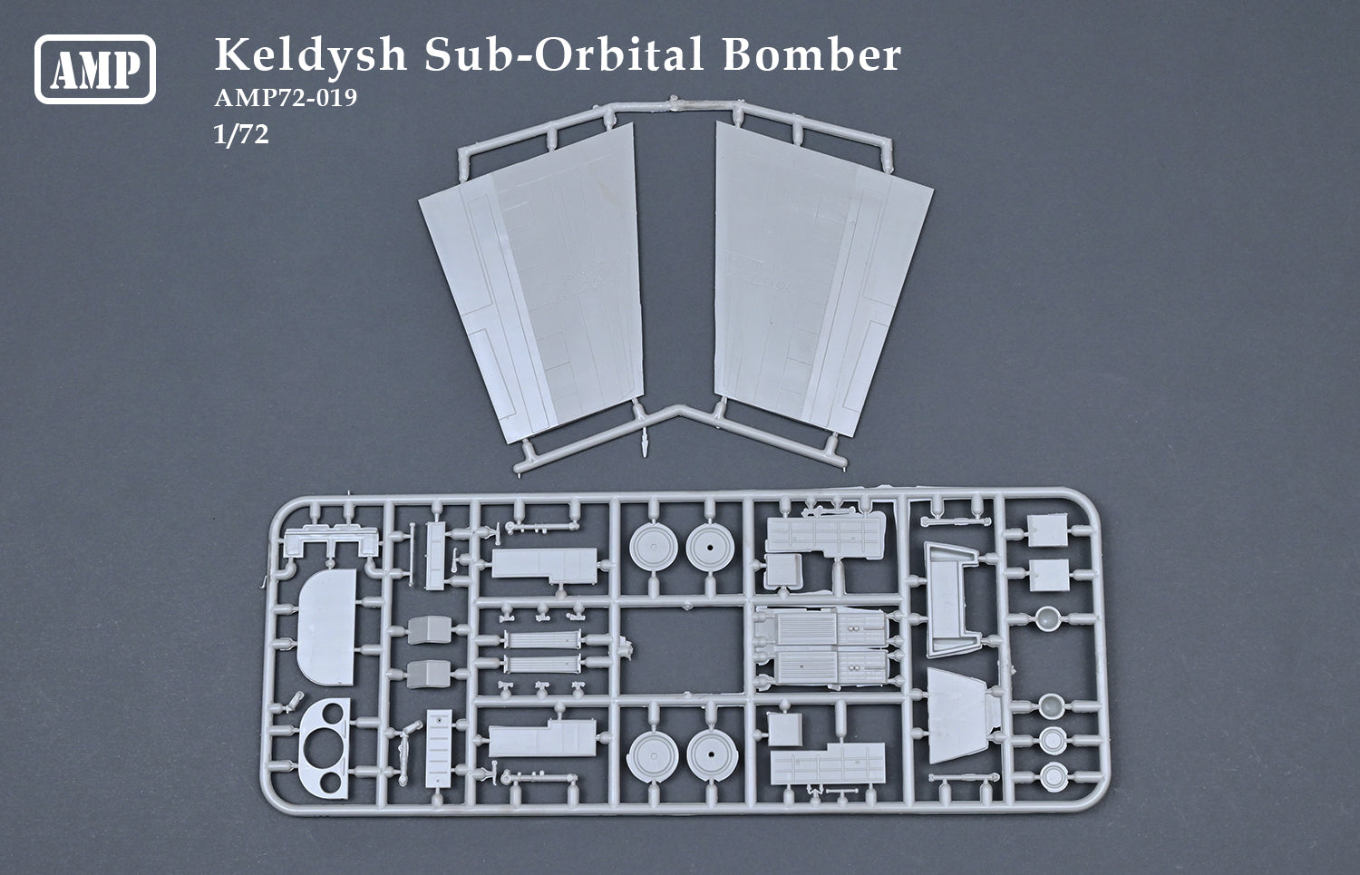 Keldysh Sub-orbital bomber Scale 1:72 AMP 72019 Plastic Model Aircraft Kit