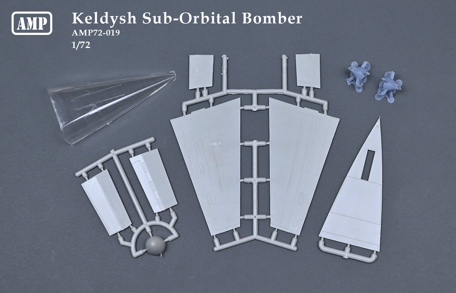 Keldysh Sub-orbital bomber Scale 1:72 AMP 72019 Plastic Model Aircraft Kit
