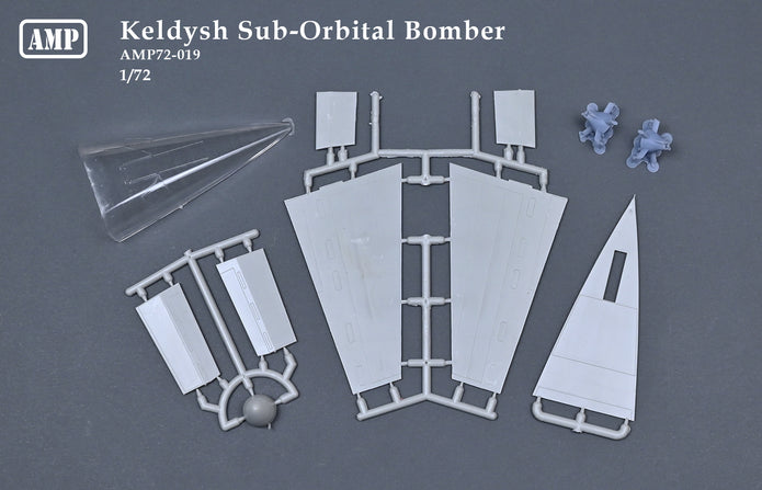 Keldysh Sub-orbital bomber Scale 1:72 AMP 72019 Plastic Model Aircraft Kit
