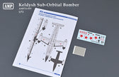 Keldysh Sub-orbital bomber Scale 1:72 AMP 72019 Plastic Model Aircraft Kit