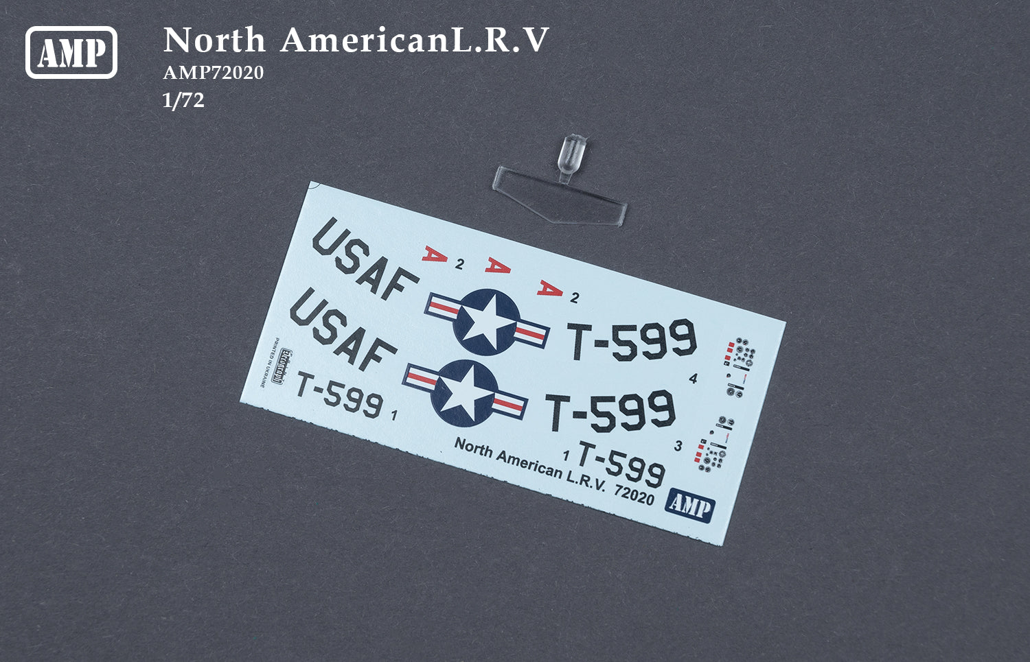 North American LRV Scale 1:72 AMP 72020 Plastic Model Kit