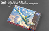 Horten H IX V1 project early Scale 1:72 AMP 72017 Plastic Model Aircraft Kit