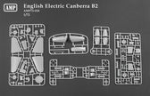 English Electric Canberra B2 Scale 1:72 AMP 72018 Plastic Model Aircraft Kit