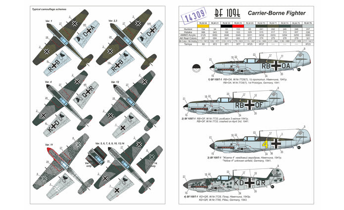 1/144 Messerschmitt Bf 109T 